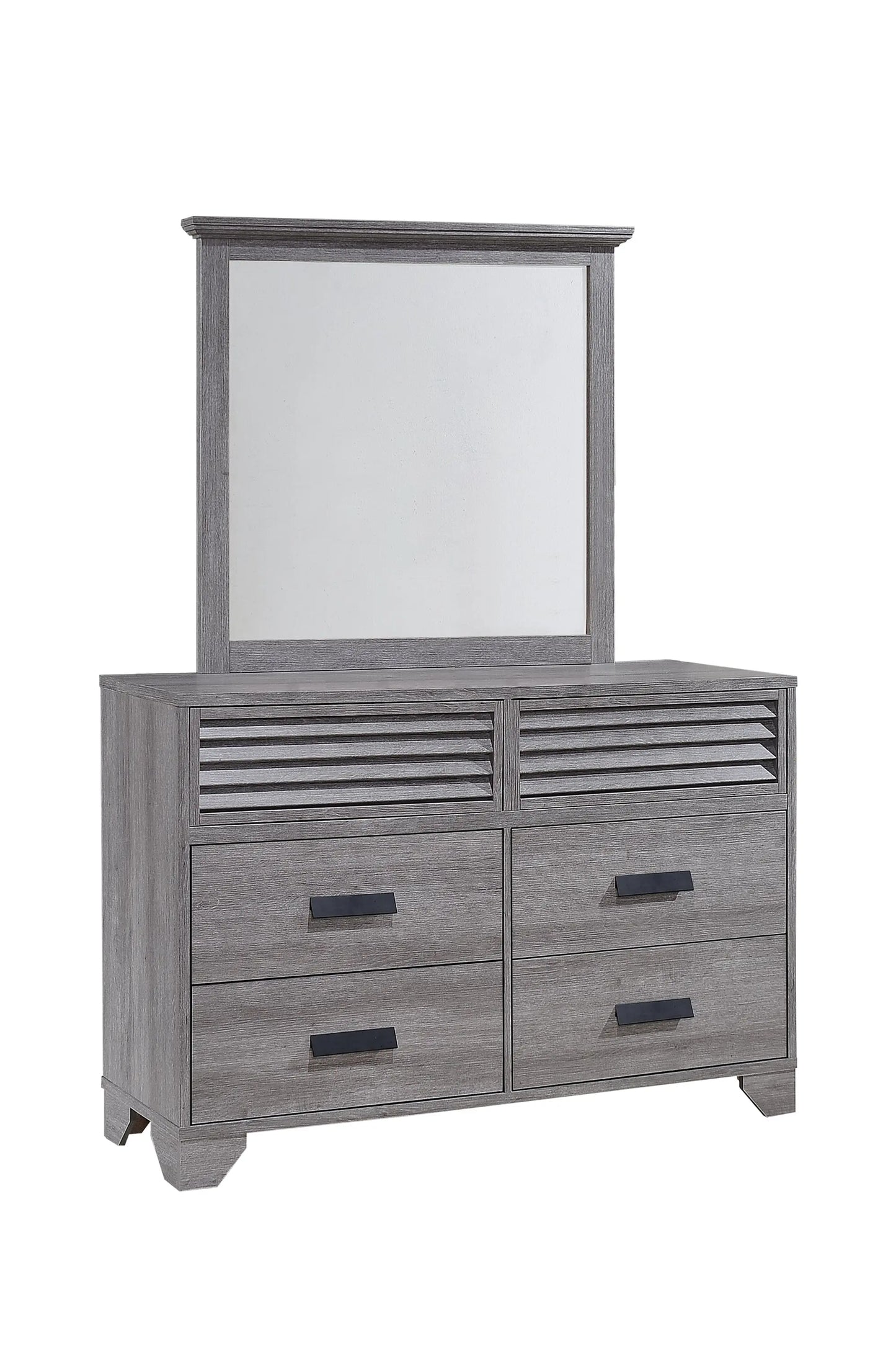 Sarter Gray Bedroom Mirror (Mirror Only) Crown Mark