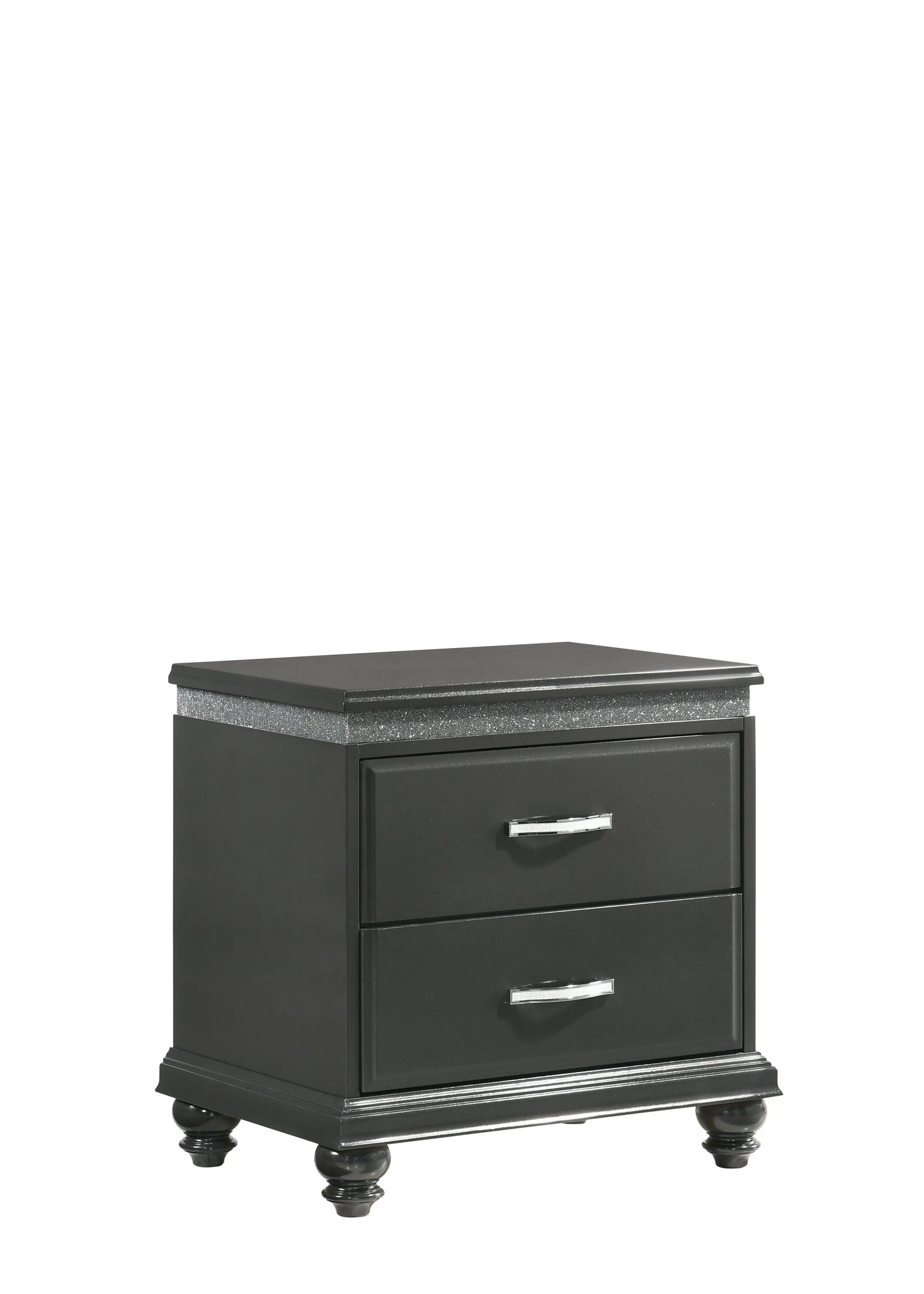 Frampton Gray Nightstand Crown Mark