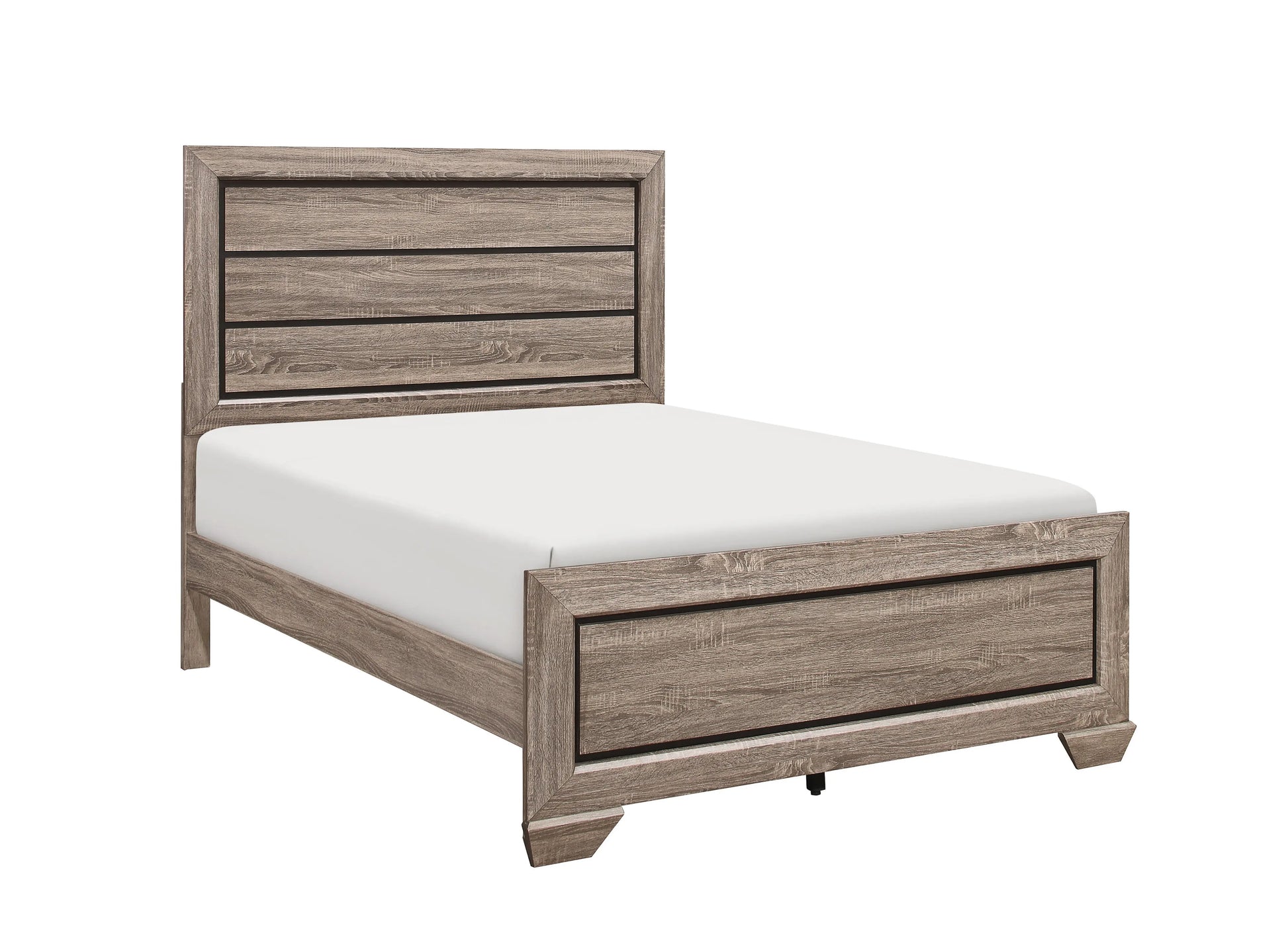 Farrow Grayish Brown Full Panel Bed Crown Mark