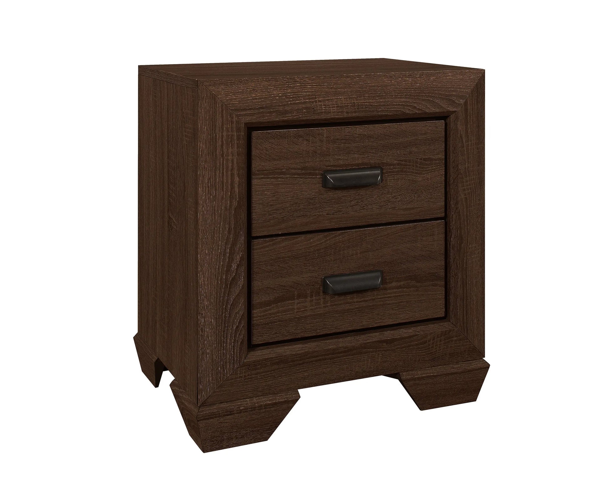 Farrow Chocolate Nightstand Crown Mark