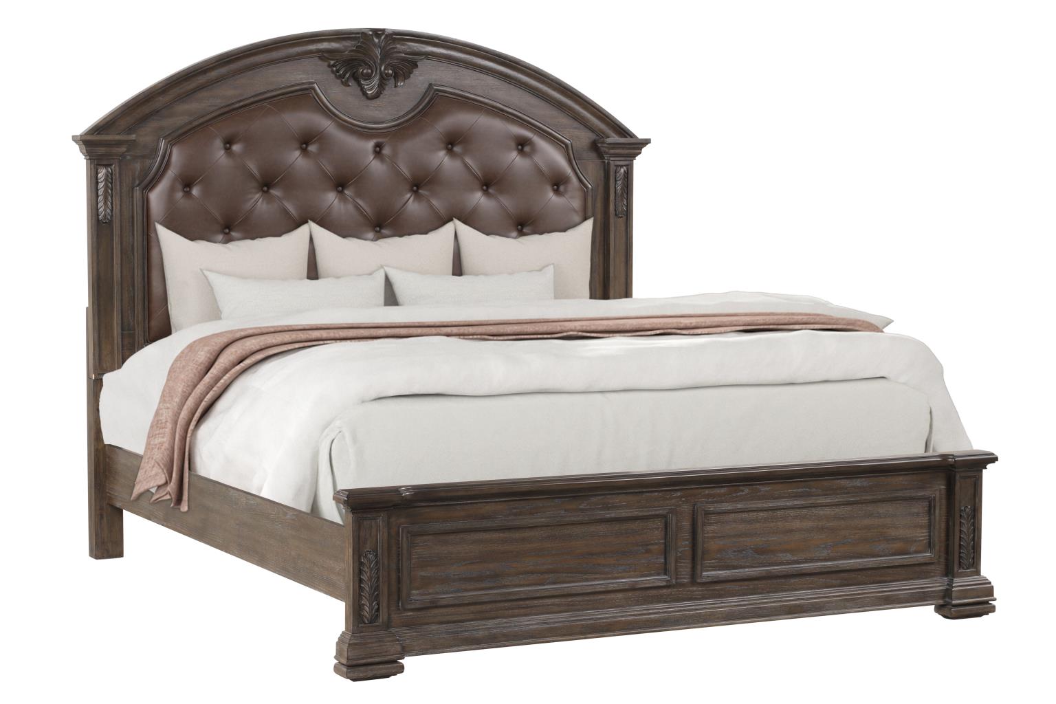 Texas Queen Bed, Dresser, Mirror & Nightstand Massa Gallery Furniture