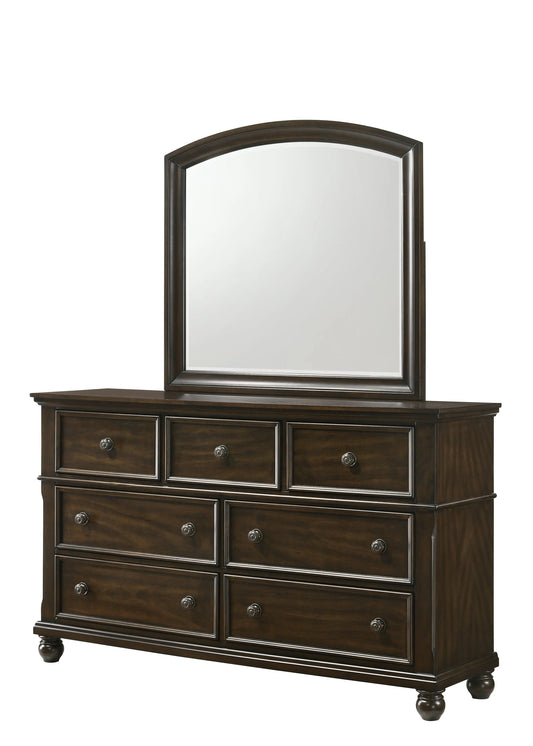 Lara Brown Bedroom Mirror (Mirror Only) Crown Mark