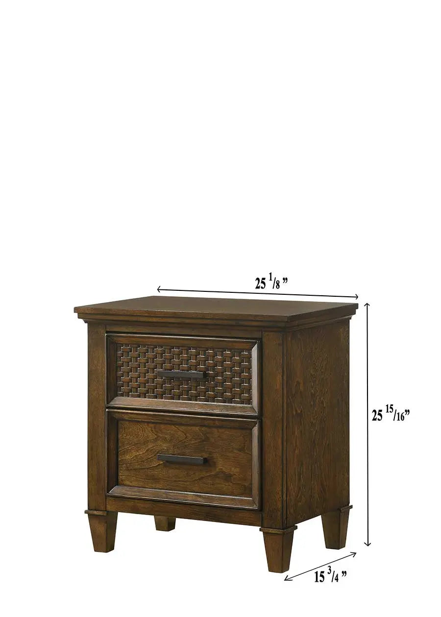 Everdeen Brown Nightstand Crown Mark