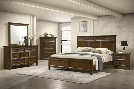 Everdeen Brown Panel Bedroom Set Crown Mark