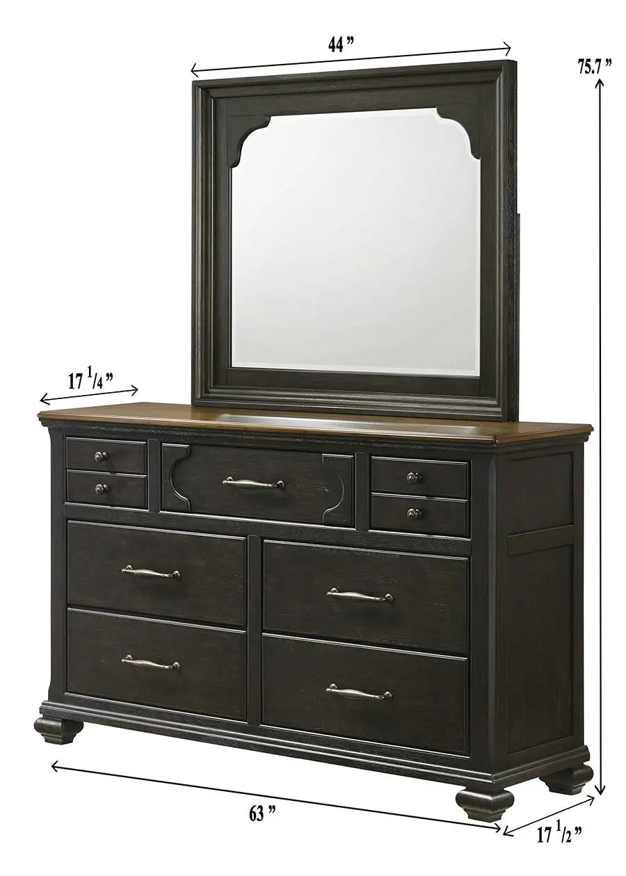 Hamilton Brownish Gray Upholstered Storage Platform Bedroom Set Crown Mark