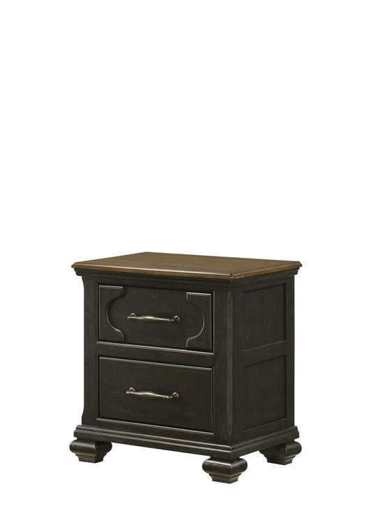 Hamilton Brownish Gray Nightstand Crown Mark