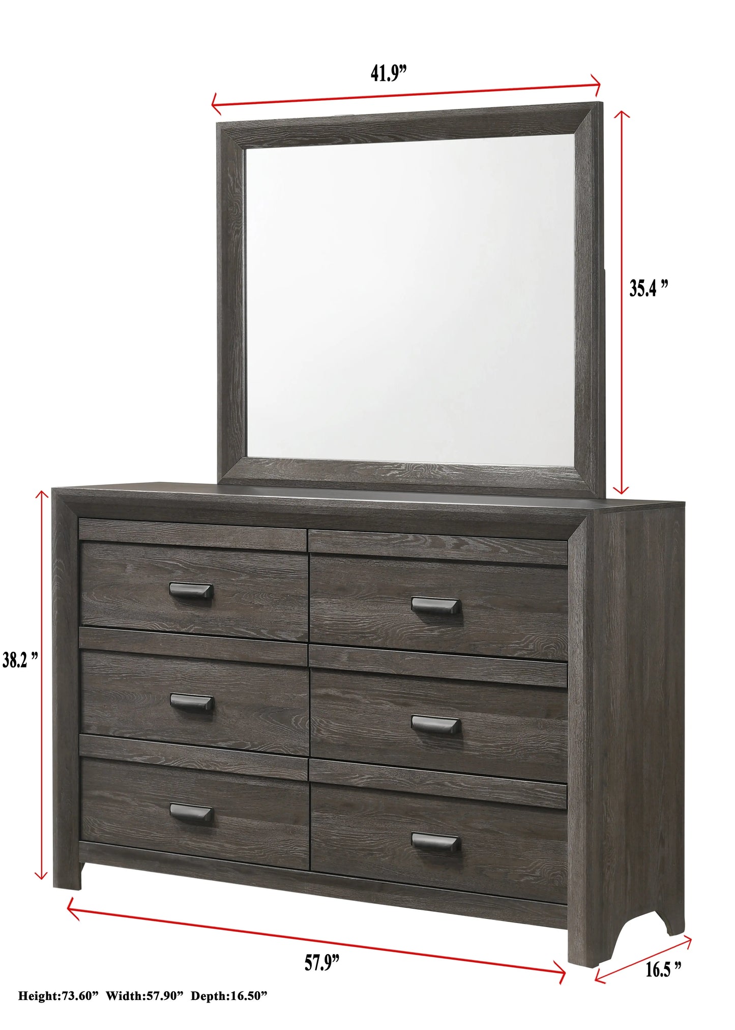 Adelaide Brown Panel Bedroom Set Crown Mark