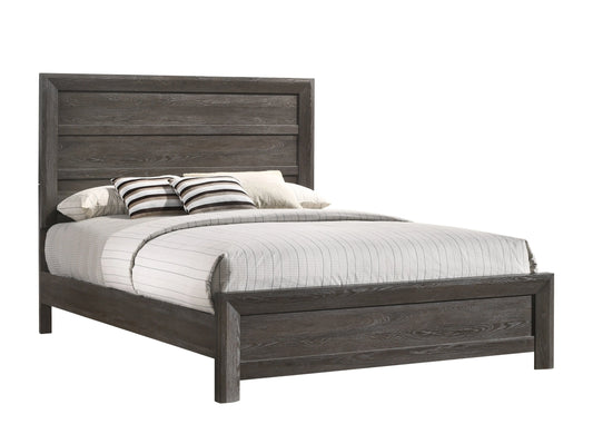 Adelaide Brown Queen Panel Bed Crown Mark