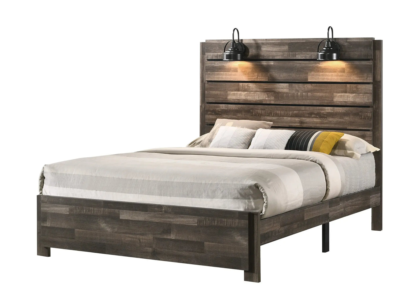 Carter Brown Platform Bedroom Set Crown Mark