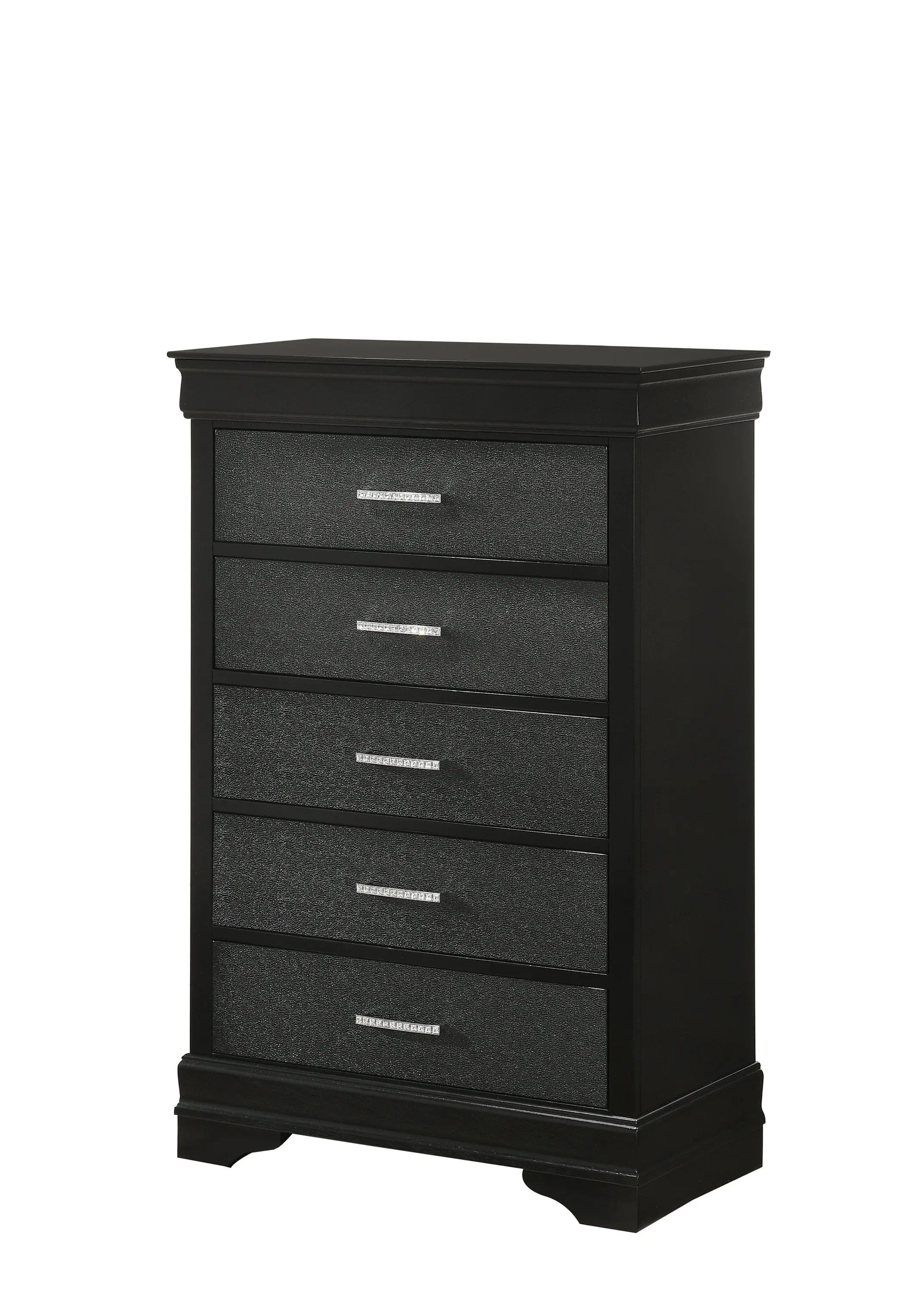 Amalia Black Panel Youth Bedroom Set Crown Mark