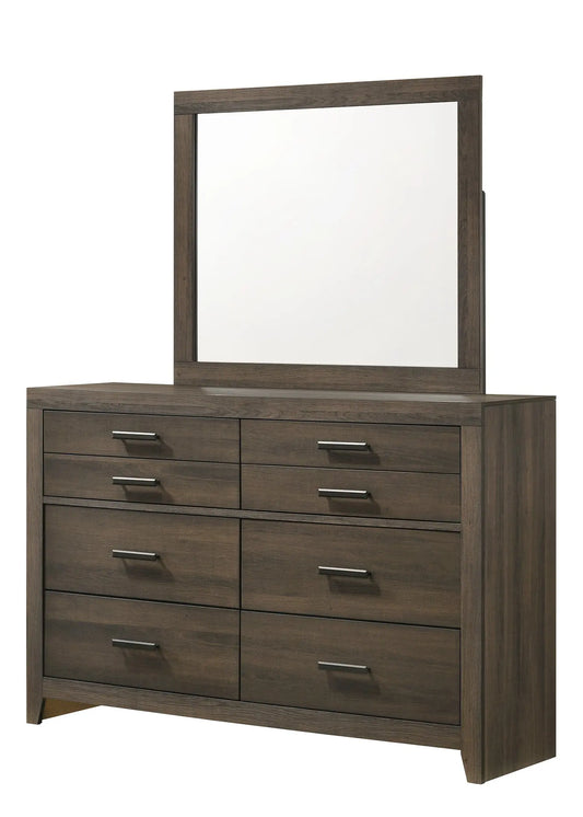 Marley Brown Bedroom Mirror (Mirror Only) Crown Mark