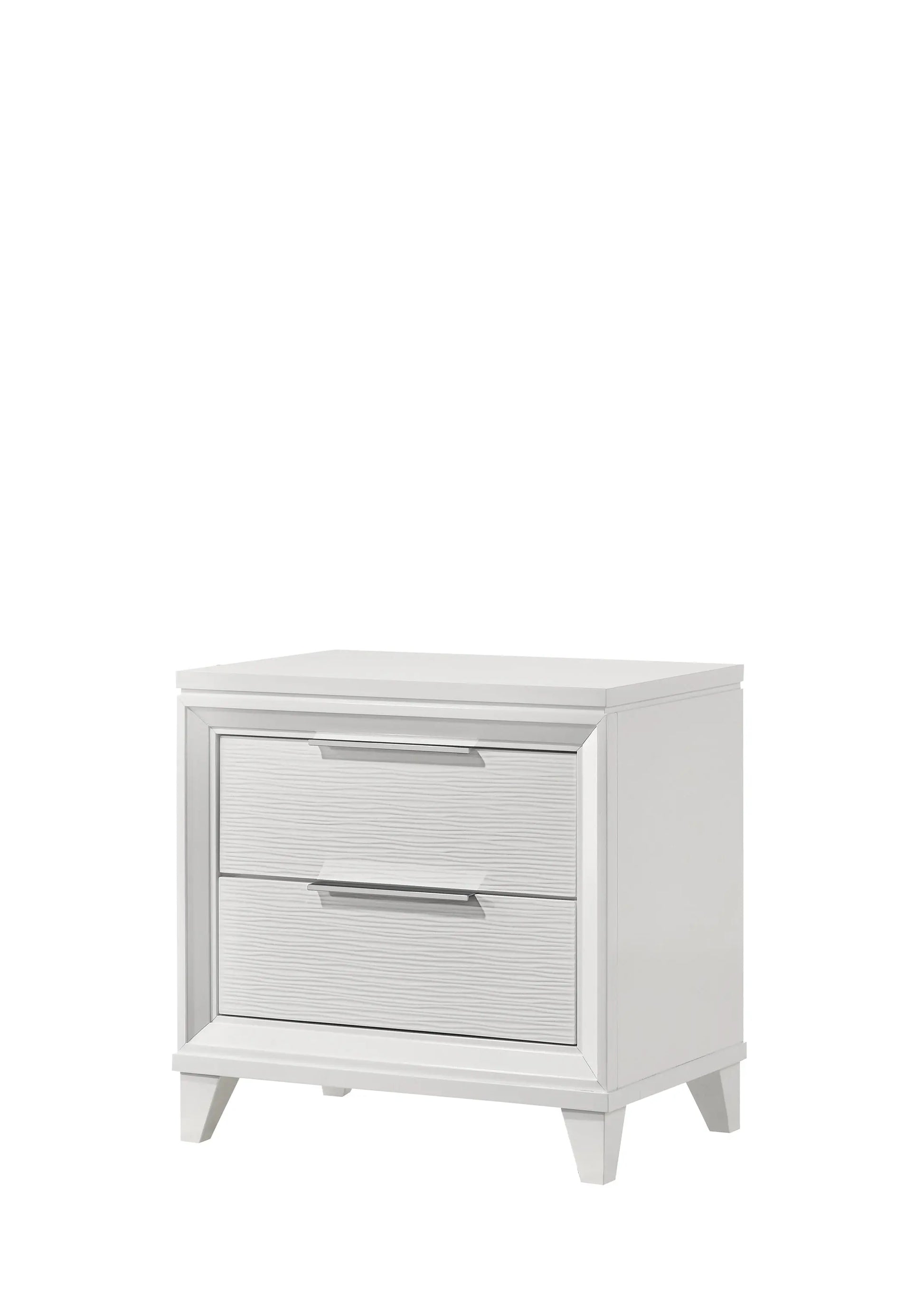 Cressida White Nightstand Crown Mark