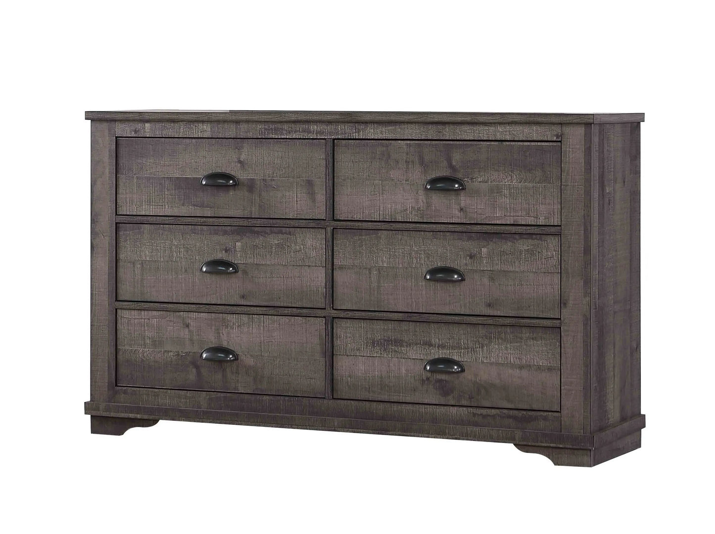 Coralee Gray Sleigh Bedroom Set Crown Mark