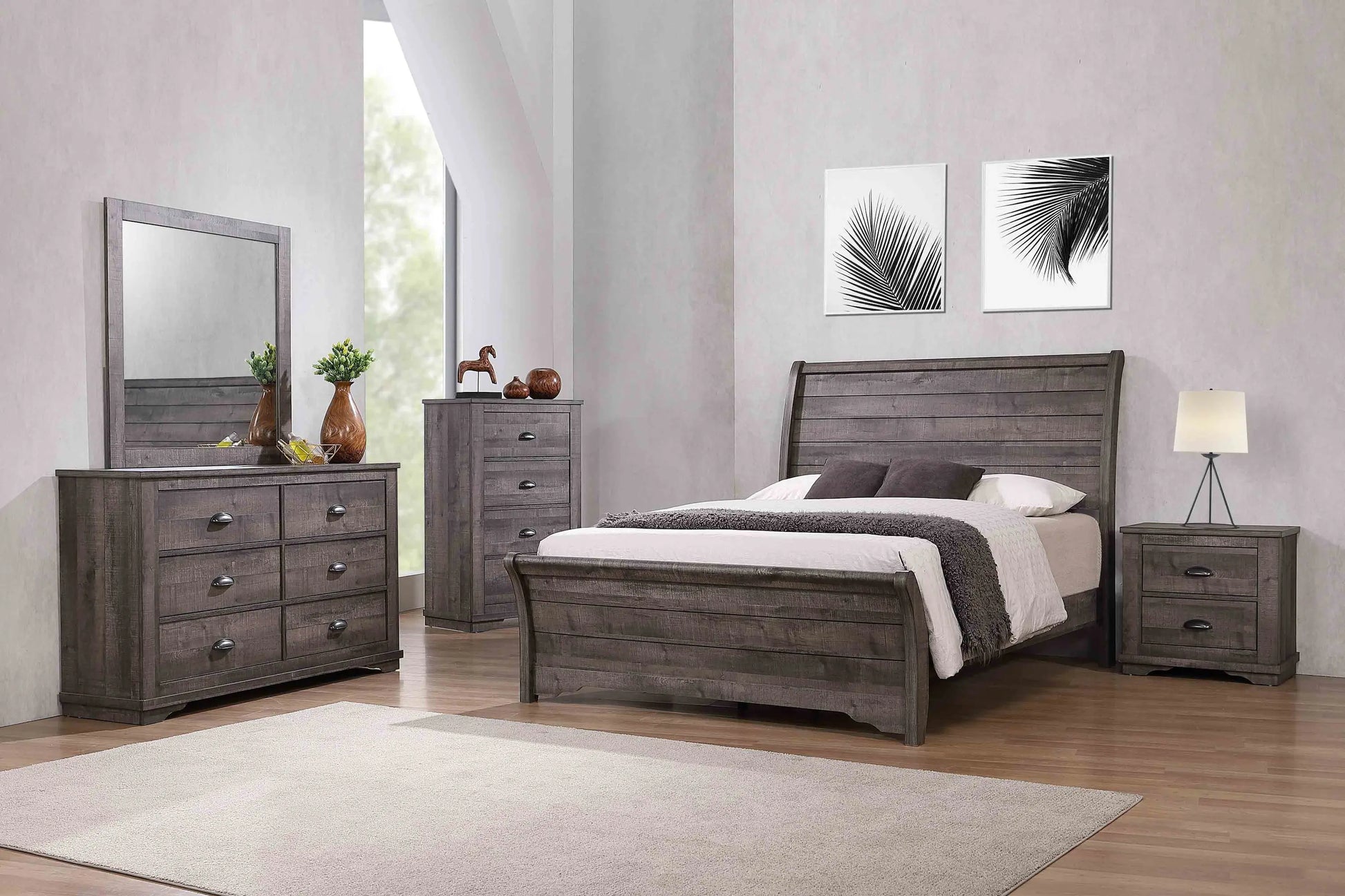 Coralee Gray Dresser Crown Mark