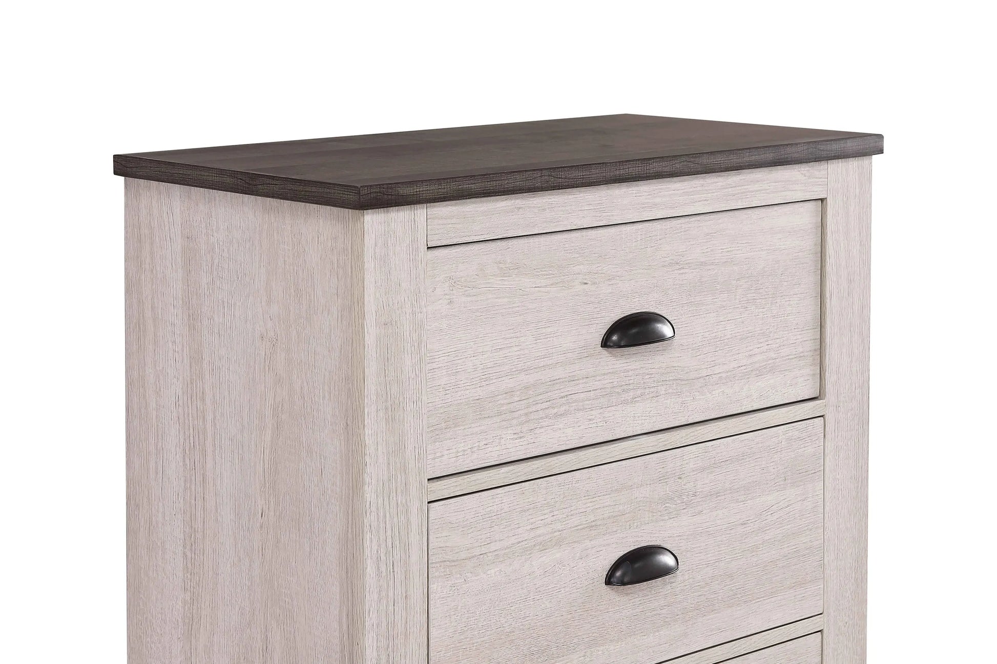 Coralee Chalk/Gray Nightstand Crown Mark