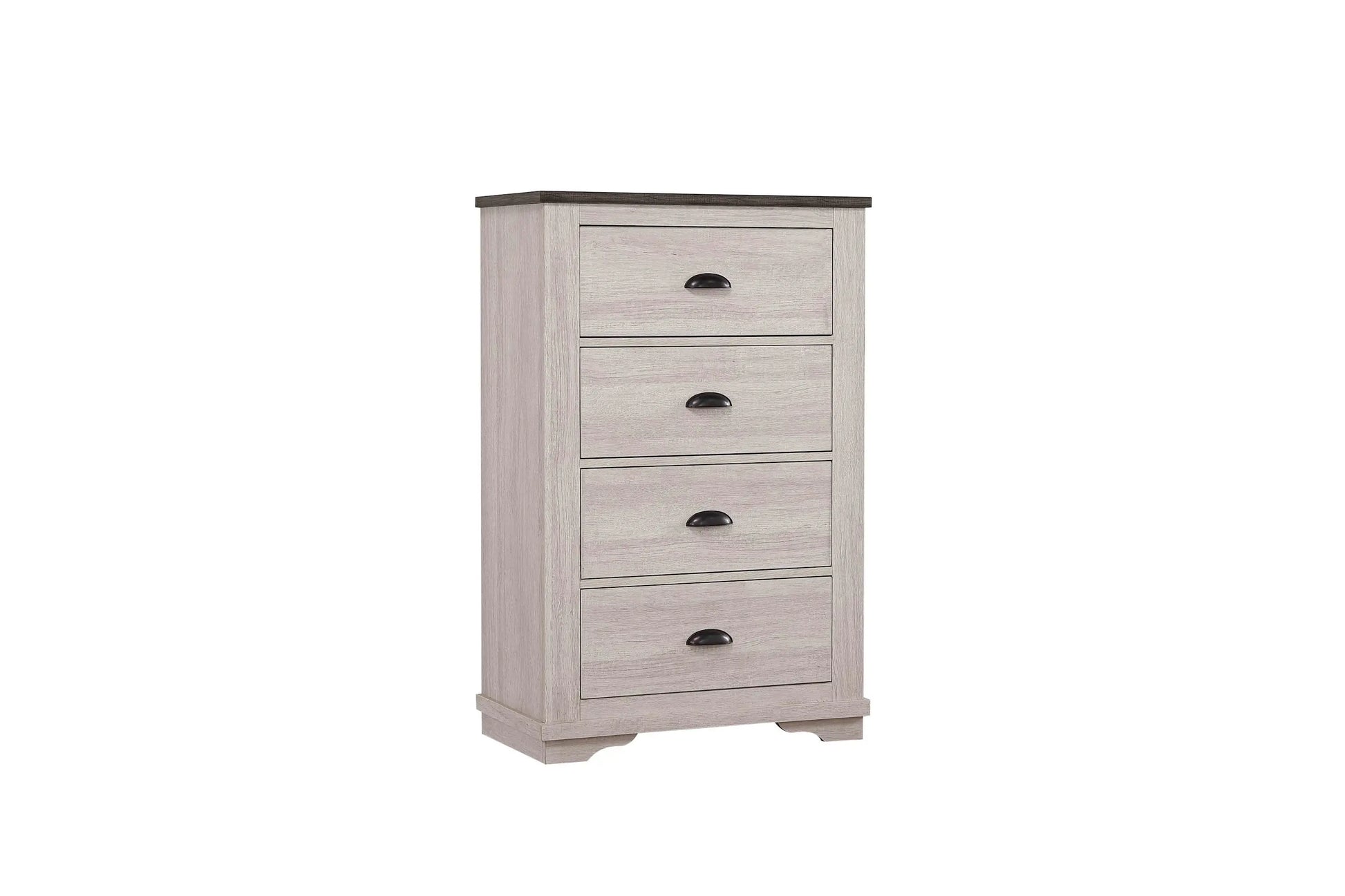 Coralee Chalk/Gray Sleigh Bedroom Set Crown Mark