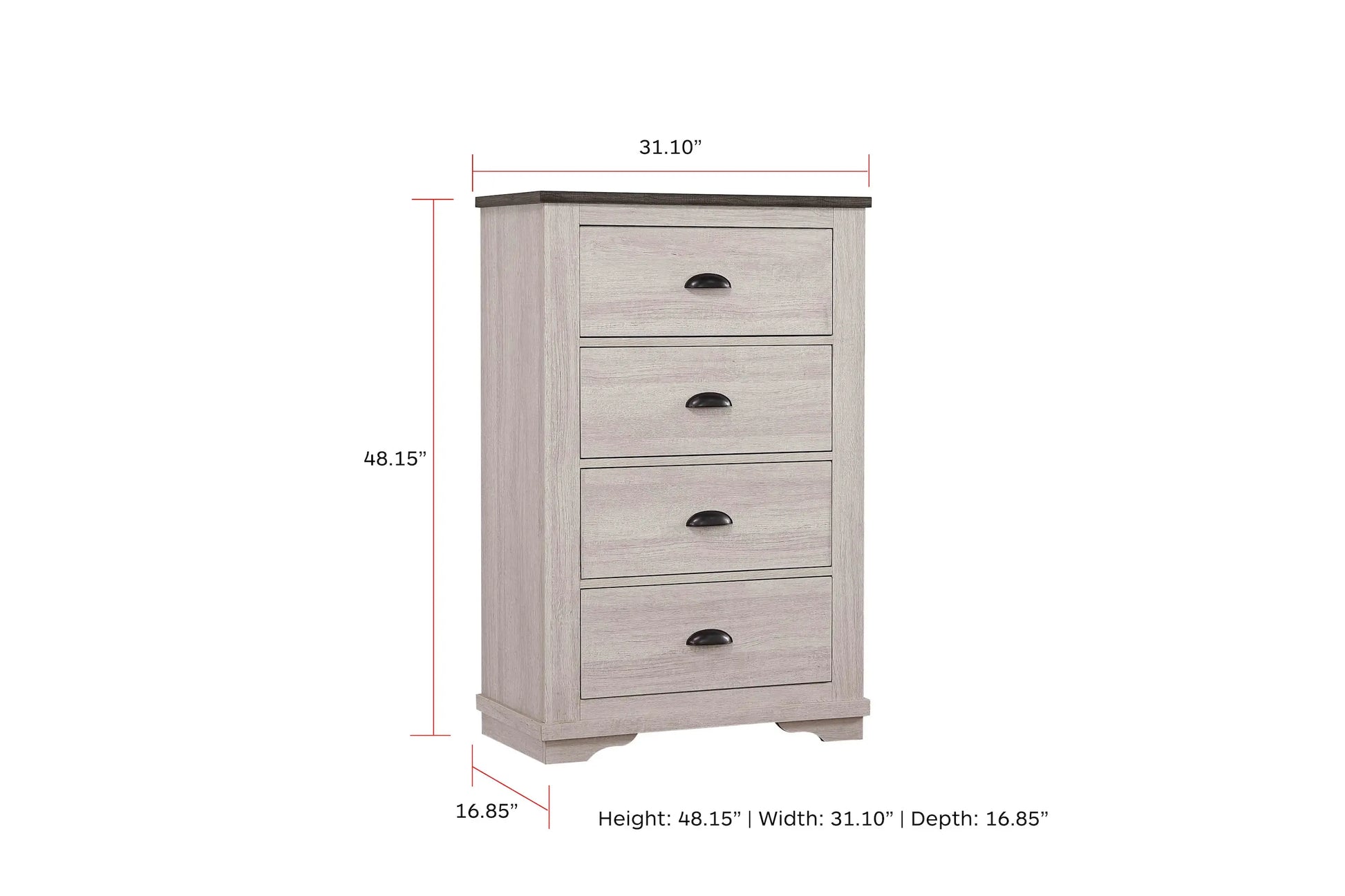 Coralee Chalk/Gray Sleigh Bedroom Set Crown Mark