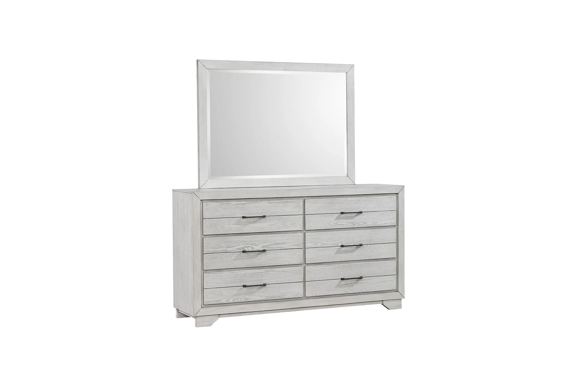 White Sands Chalk Bedroom Mirror (Mirror Only) Crown Mark