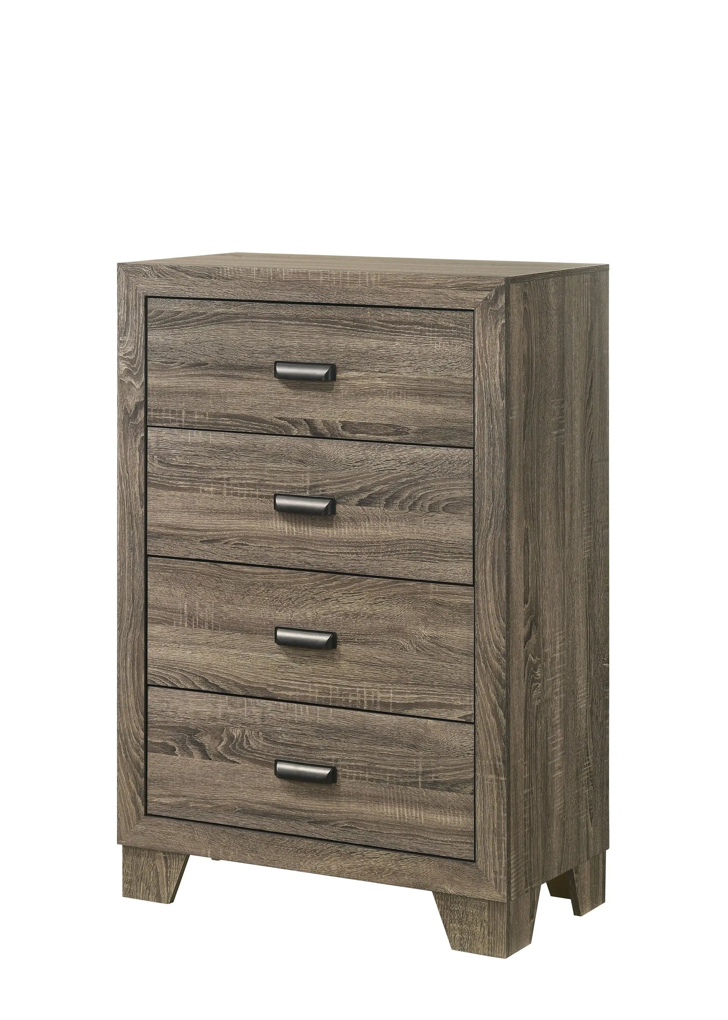 Mille Brownish Gray Upholstered Youth Bedroom Set Crown Mark