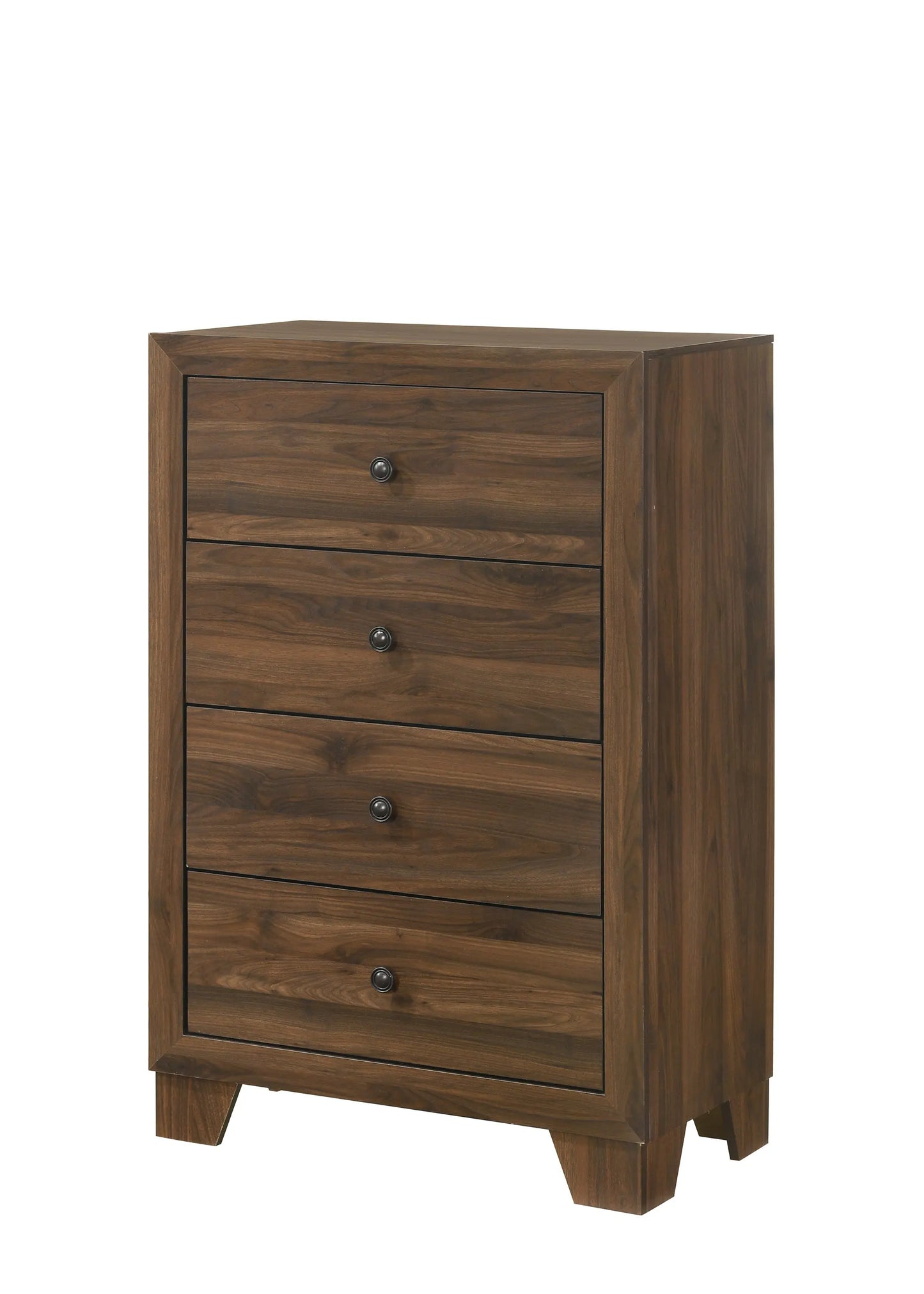 Mille Cherry Brown Upholstered Youth Bedroom Set Crown Mark