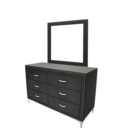 Lucinda Black Dresser Crown Mark