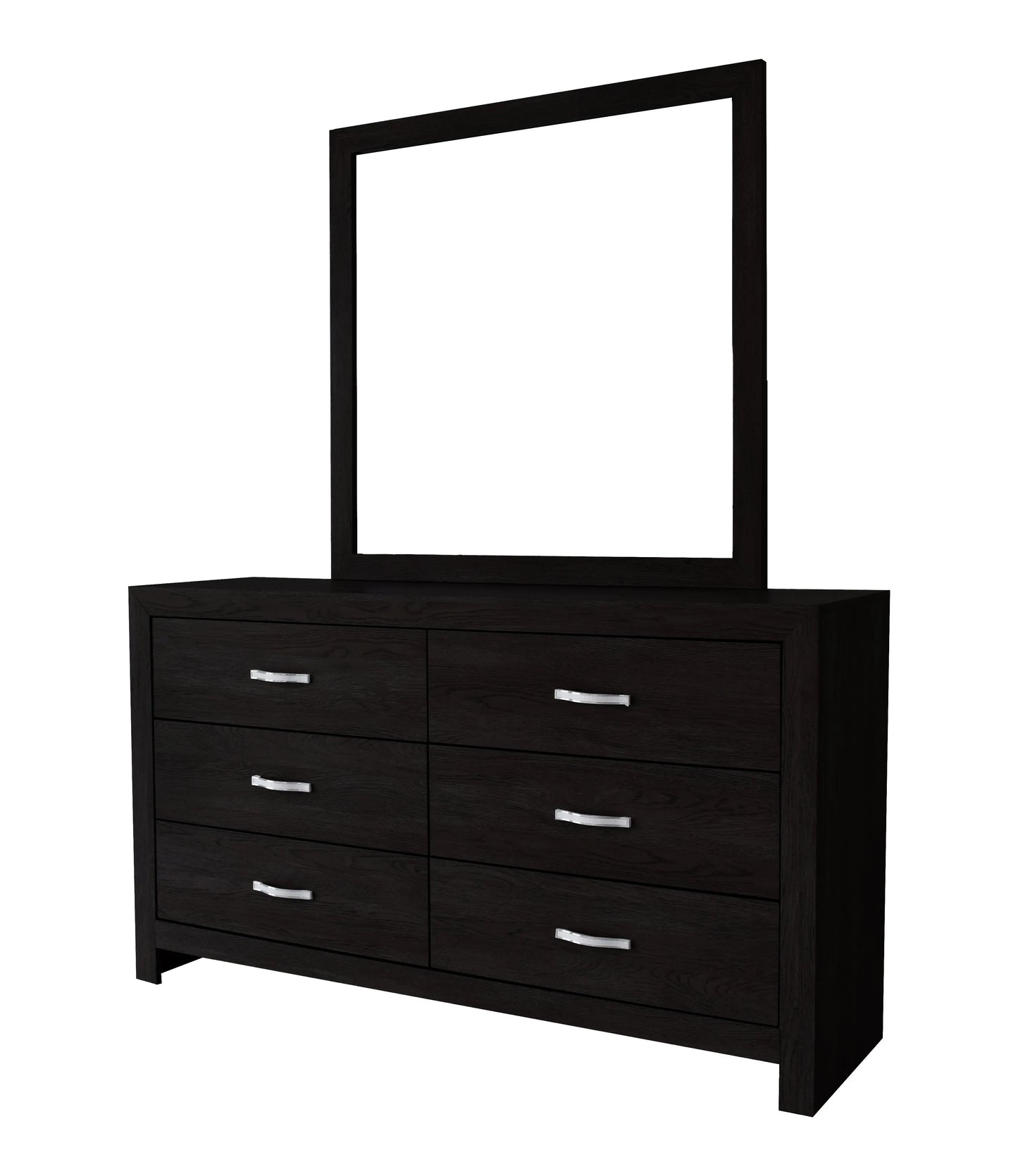 Jaylen Black LED Panel Bedroom Set Crown Mark