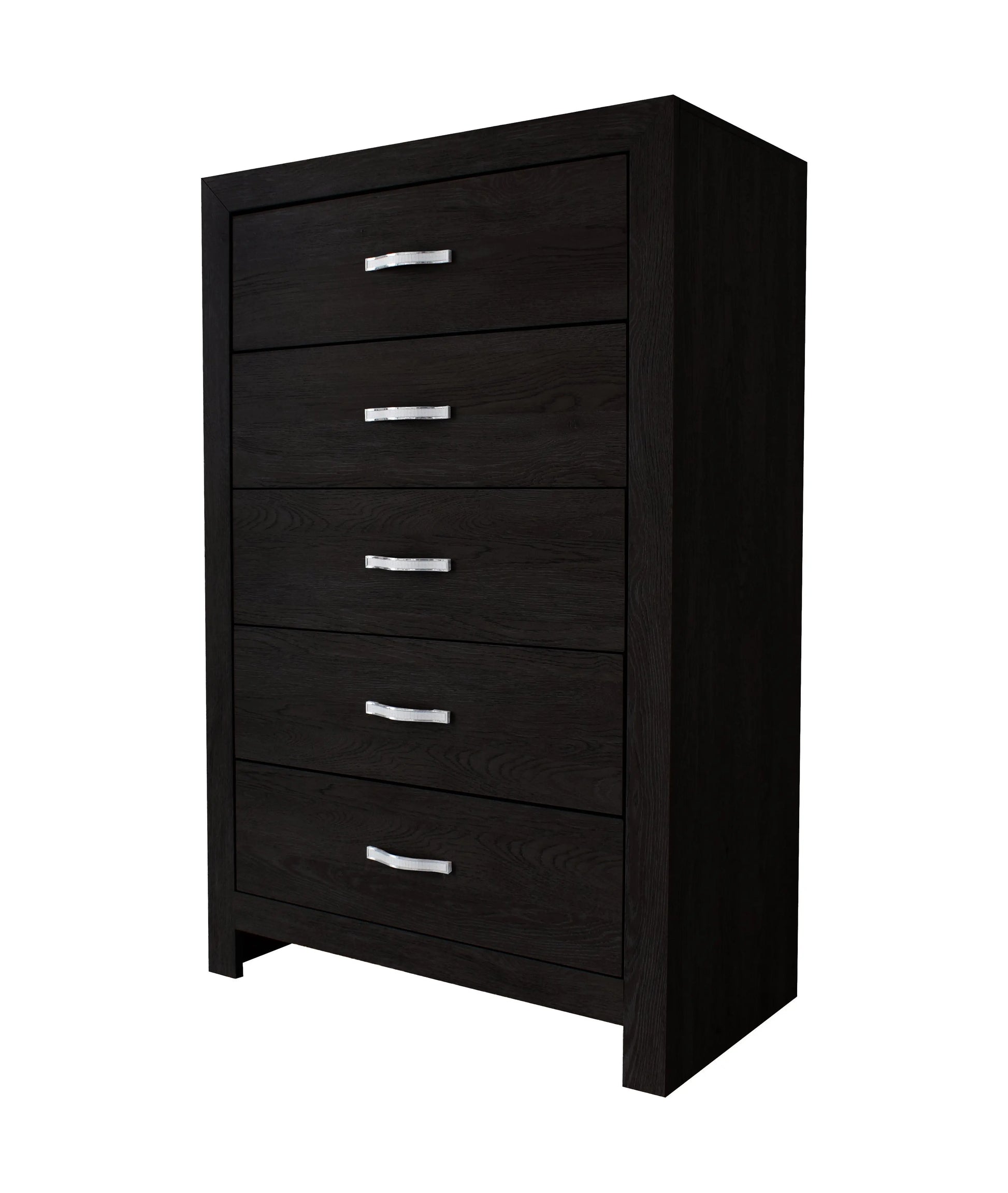 Jaylen Black LED Panel Bedroom Set Crown Mark