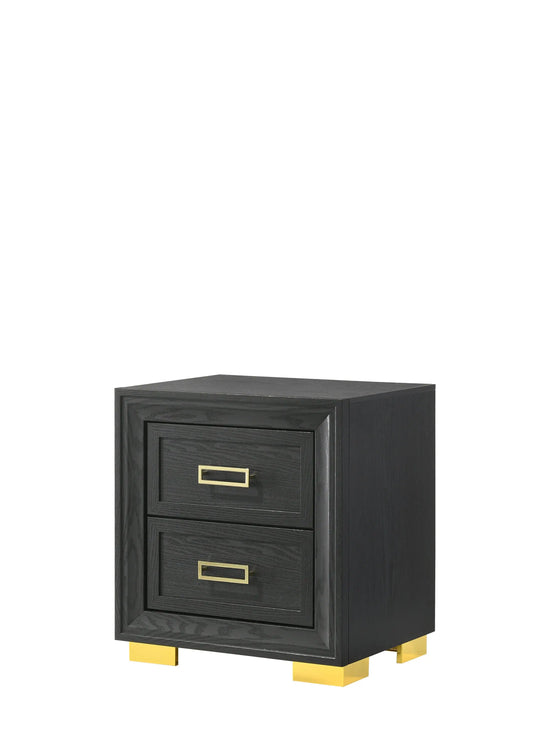 Pepe Black Nightstand Crown Mark