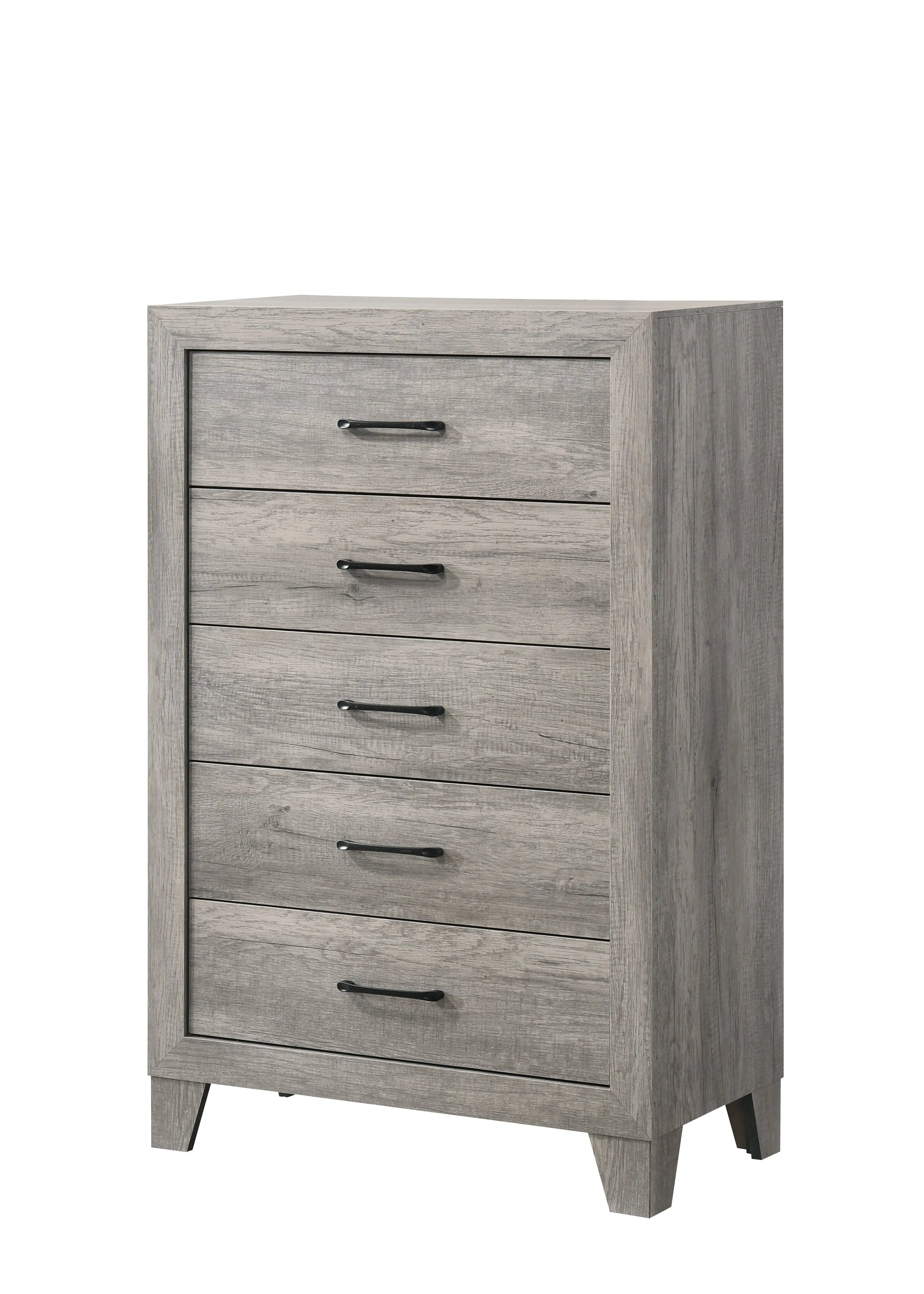 Hopkins Driftwood Platform Bedroom Set Crown Mark