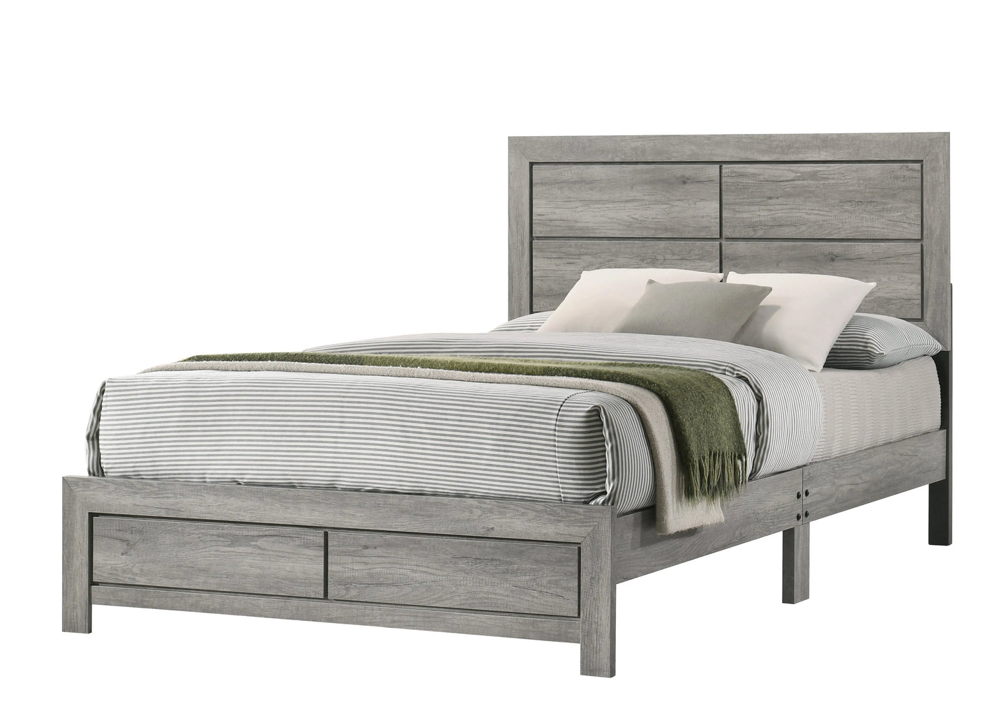 Hopkins Driftwood Platform Bedroom Set Crown Mark