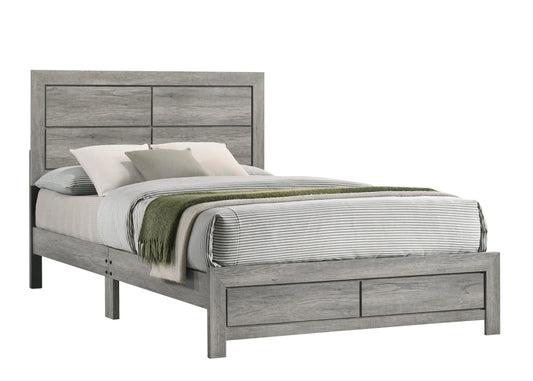 Hopkins Driftwood Full Platform Bed Crown Mark