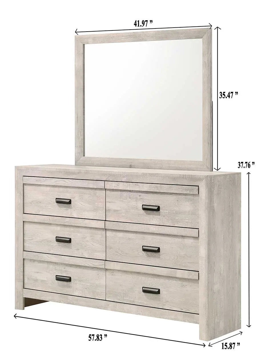 Valor Beige Dresser Crown Mark