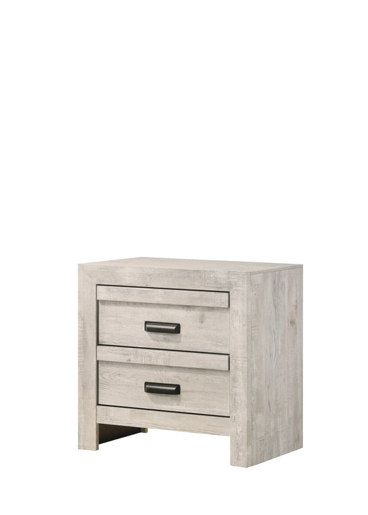 Valor Beige Nightstand Crown Mark