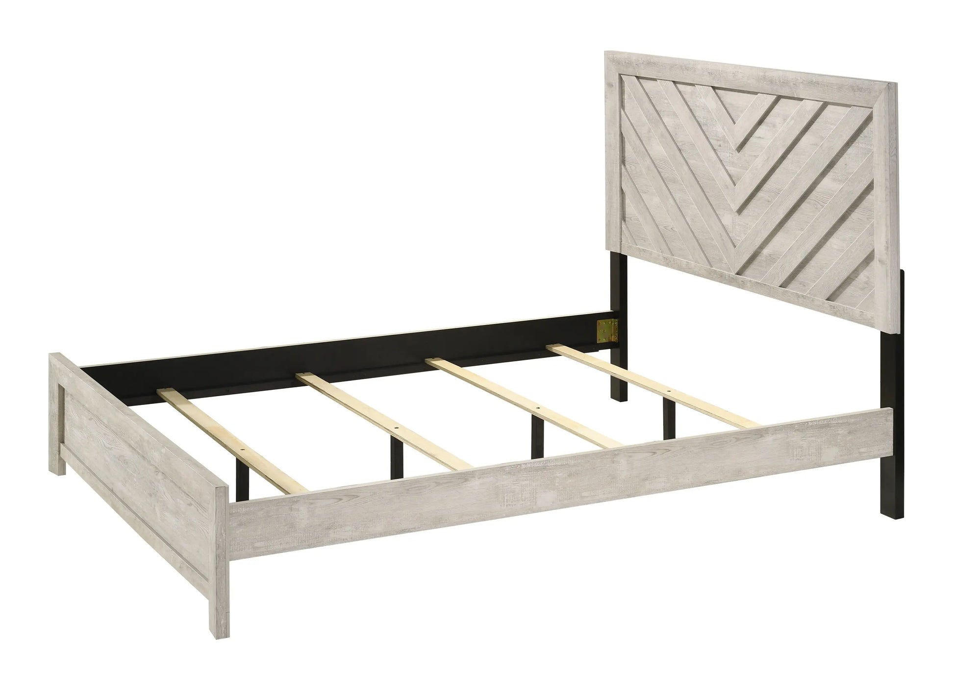 Valor Beige Twin Panel Bed Crown Mark