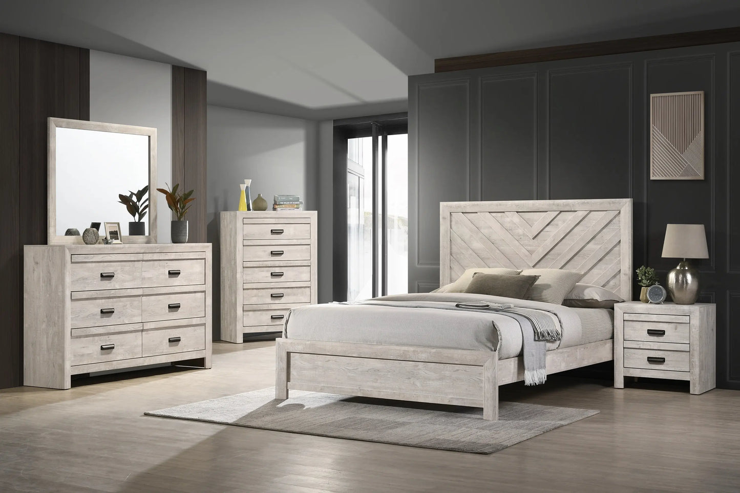 Valor Beige Dresser Crown Mark