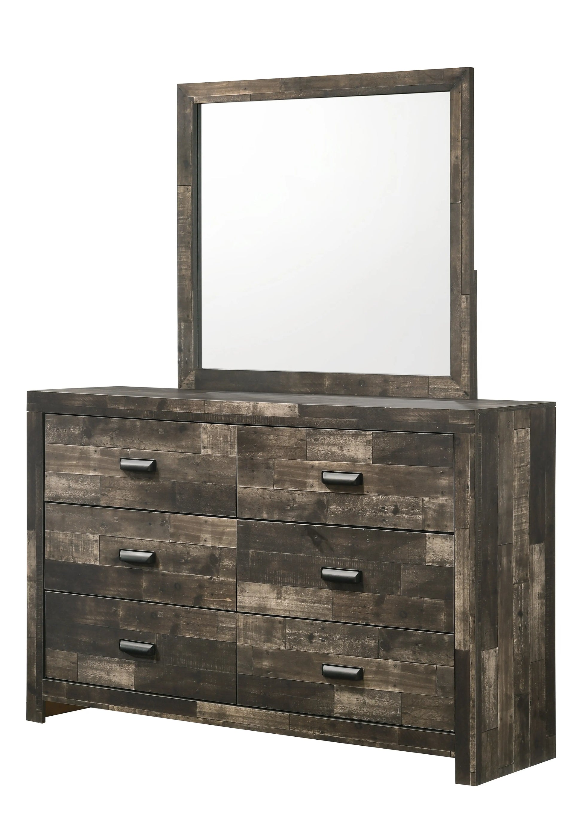 Tallulah Grayish Brown Bedroom Mirror (Mirror Only) Crown Mark