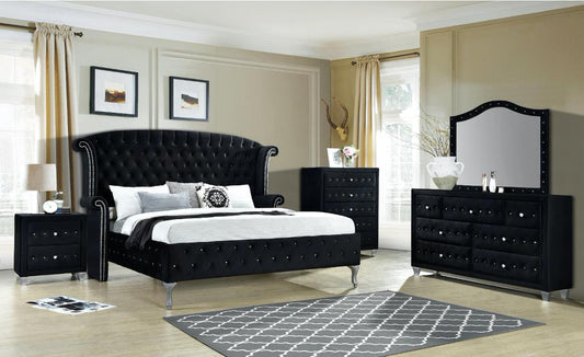 Dana Black Bed Massa Gallery Furniture