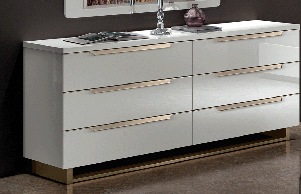 ESF Furniture - Smart Double Dresser in White - SMARTDRESSER ESF Furniture