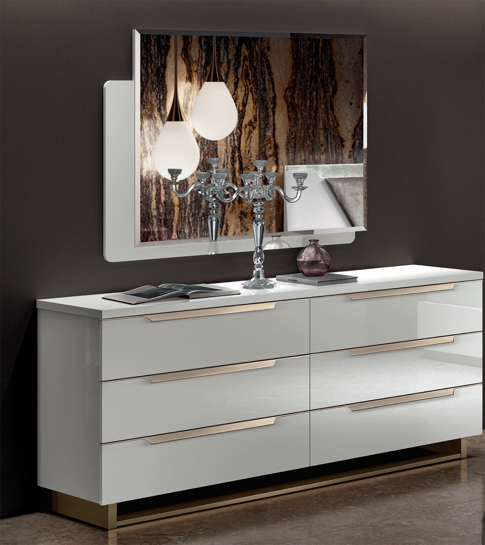 ESF Furniture - Smart Double Dresser in White - SMARTDRESSER ESF Furniture