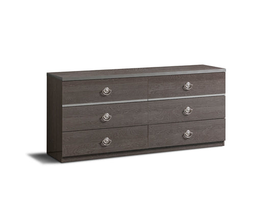 ESF Furniture - Nabucco Double Dresser in Silver Birch - NABUCCODD ESF Furniture