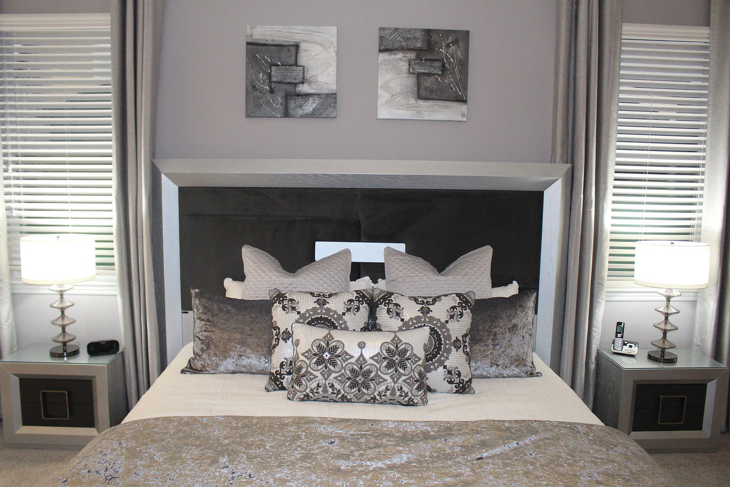 ESF Furniture - Enzo King Size Bed - ENZOBEDKS ESF Furniture