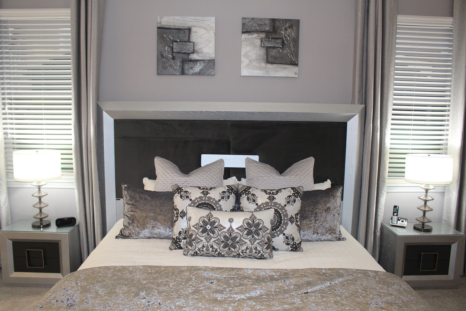 ESF Furniture - Enzo King Size Bed - ENZOBEDKS ESF Furniture