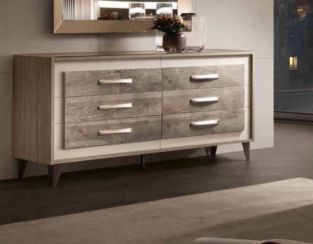 ESF Furniture - Arredoclassic Italy ArredoAmbra Double Dresser - ARREDOAMBRADDRESSER ESF Furniture