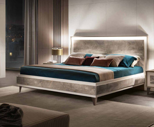 ESF Furniture - Arredoclassic Italy ArredoAmbra Queen Bed - ARREDOAMBRAQS ESF Furniture