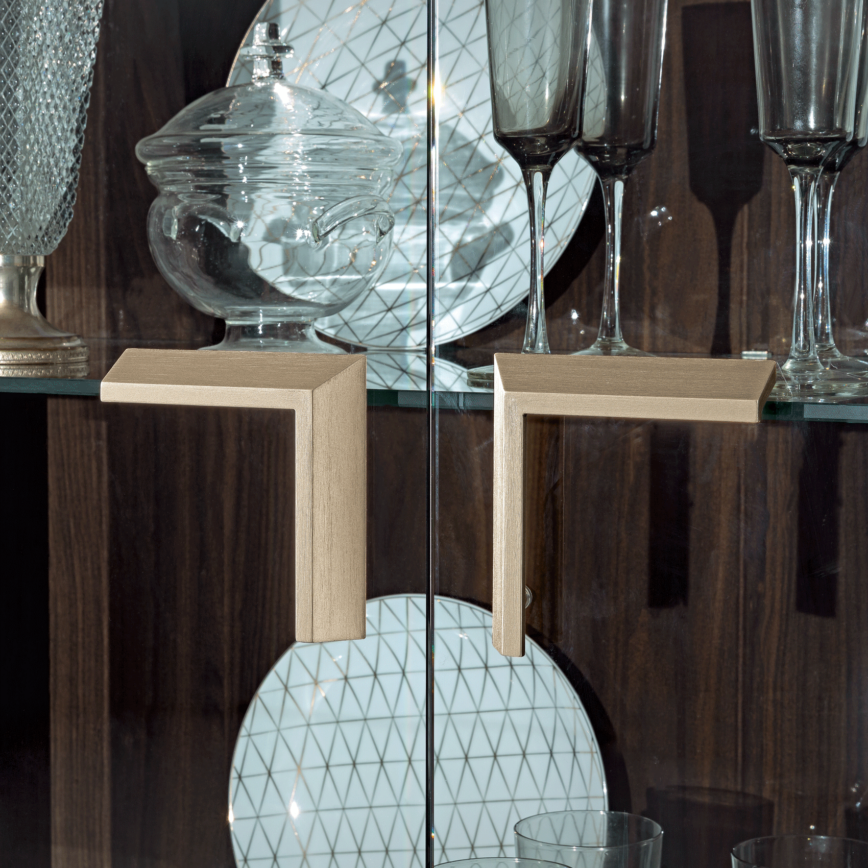 ESF Furniture - Volare China 2 Glass Door - VOLARECHINA ESF Furniture