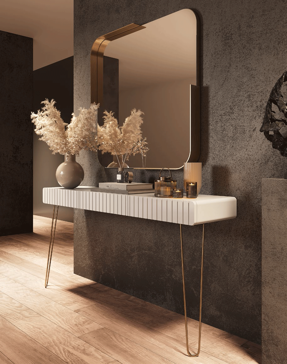 ESF Furniture - MX38 Console Table 120 With 3 Drawers - MX3842301 ESF Furniture