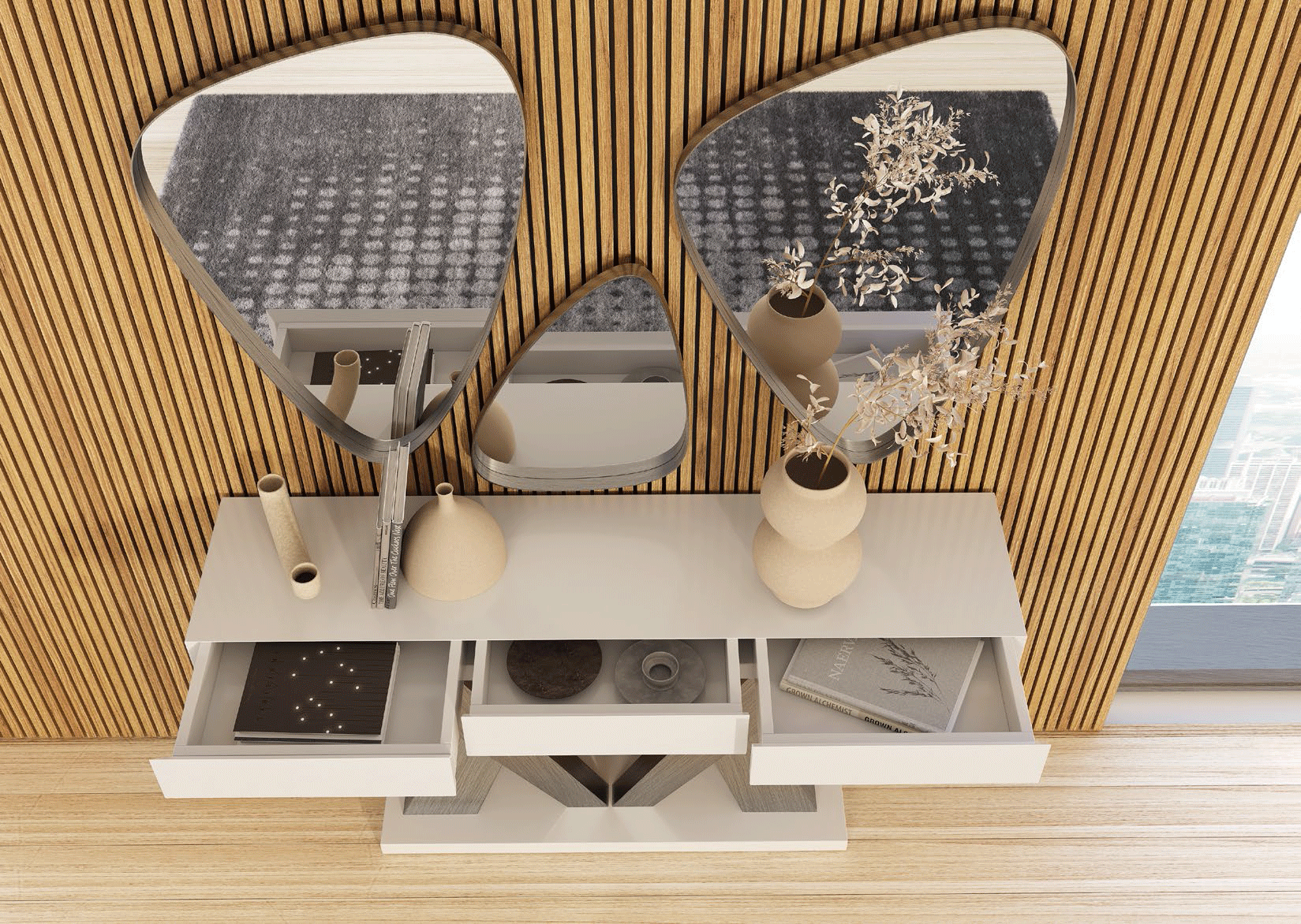 ESF Furniture - Set of 3 Mirrors - MX21035 ESF Furniture