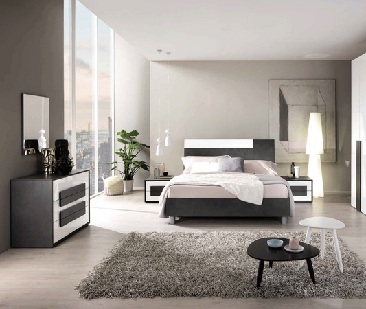 ESF Furniture - Panarea 5 Piece King Bedroom Set - PANAREAKS-5SET ESF Furniture