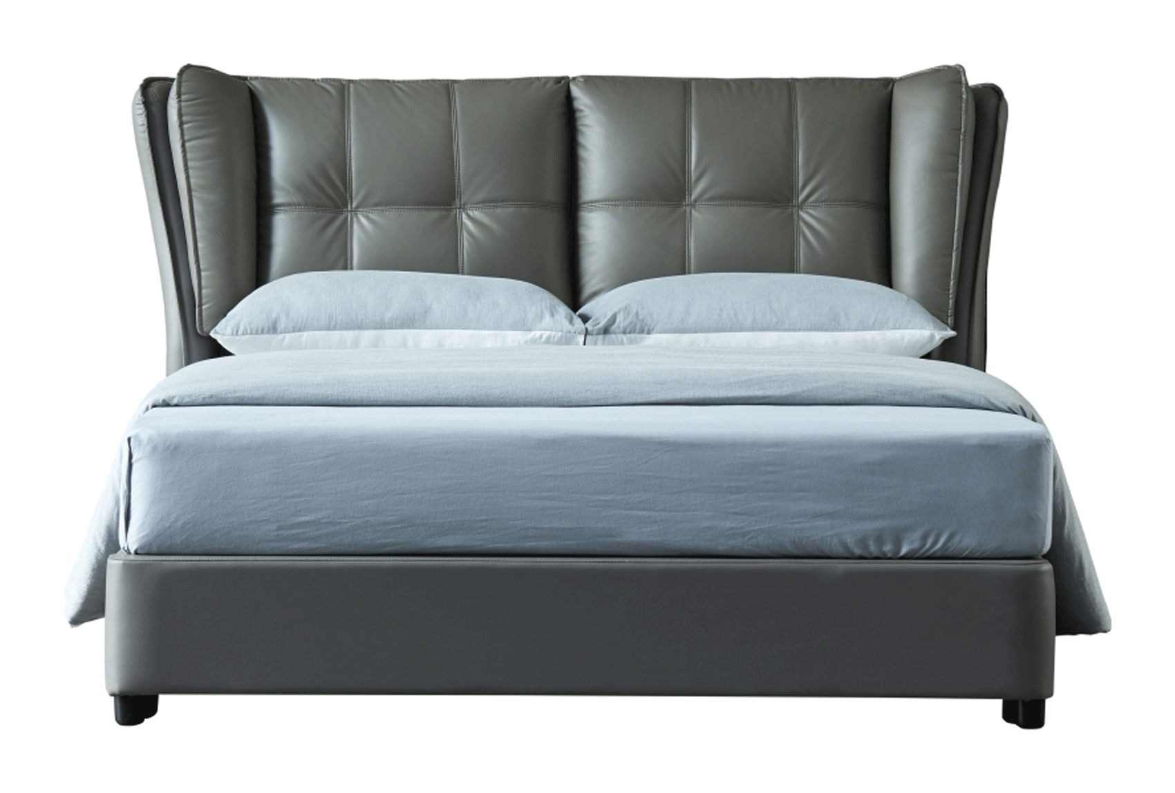 ESF Furniture - Extravaganza Queen Bed with Storage in Grey - 1806QSBED ESF Furniture