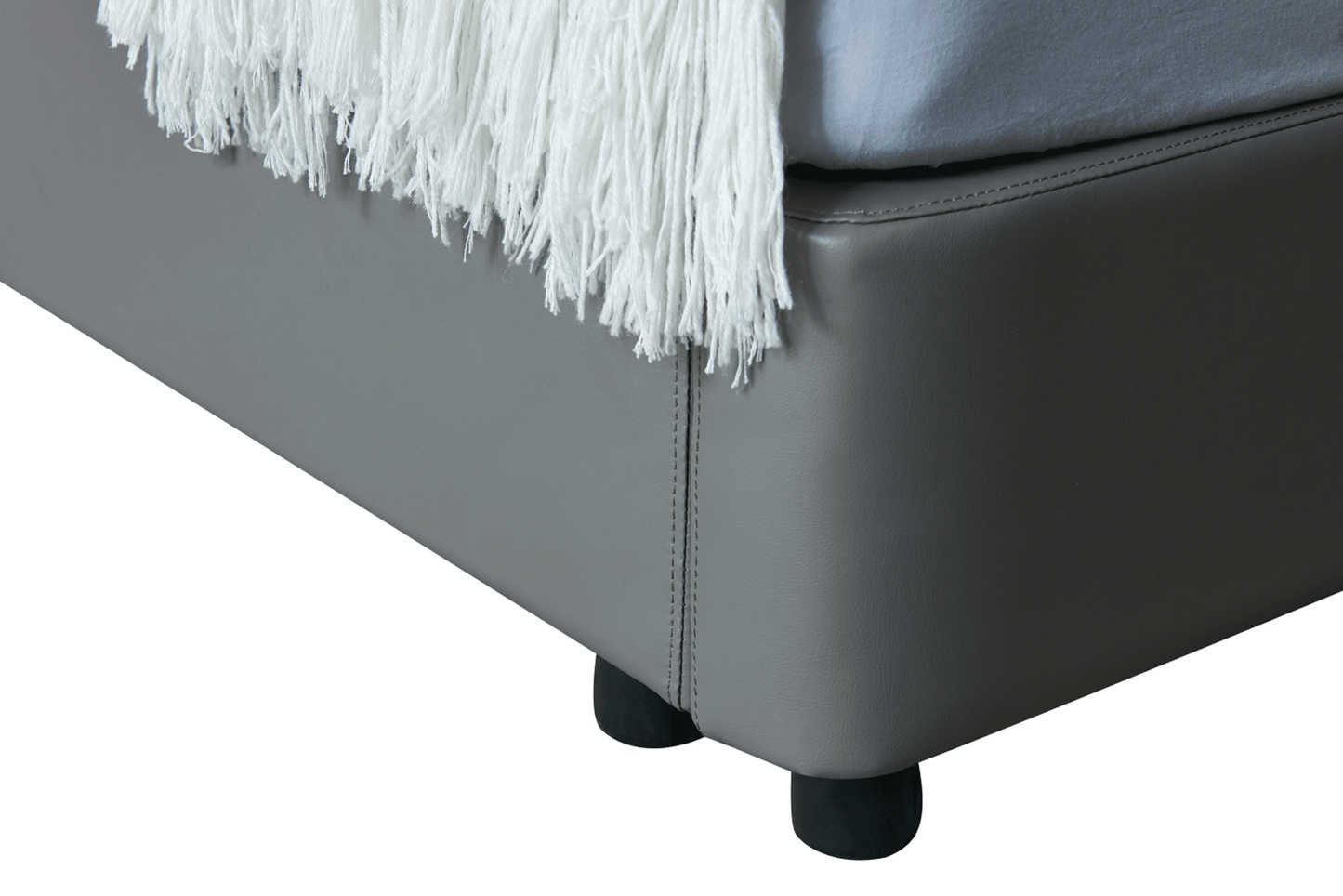 ESF Furniture - Extravaganza Full Size Bed with Storage in Grey - 1806FSBED ESF Furniture